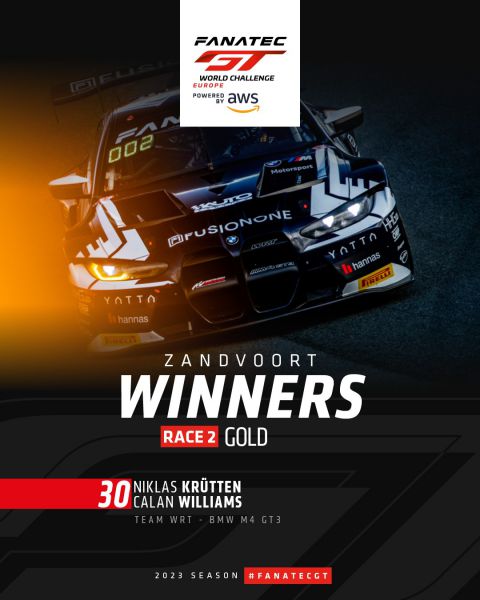Fanatec GT World GT Championship EU powered by AWS Sprint Cup Round 10<br />
Circuit Zandvoort Foto Nr7