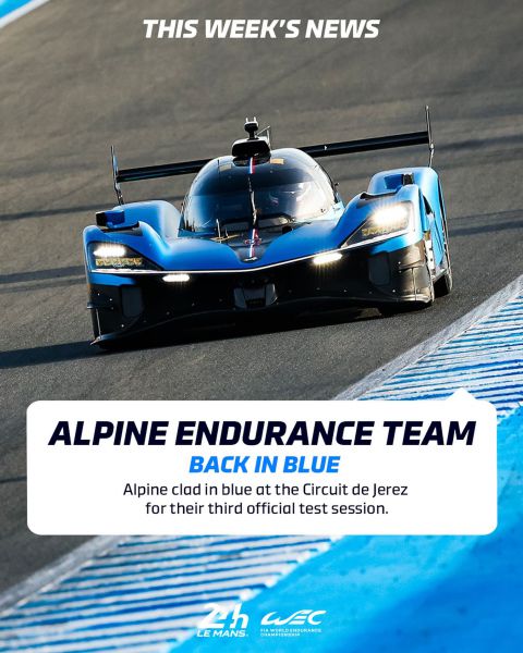 Alpine in blue