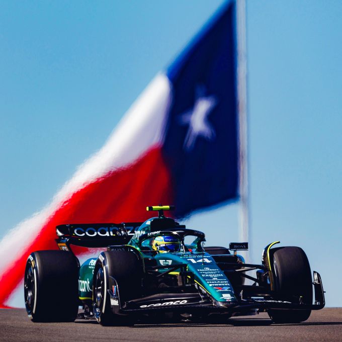 Aston Martin Grand Prix van de Verenigde Staten 2023 foto 5 Fernando Alonso actie