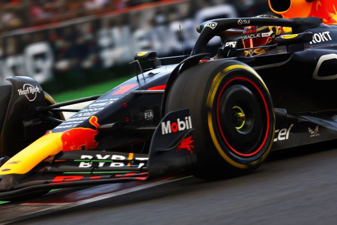 Max Verstappen Grand Prix van Mexico-Stad actie front