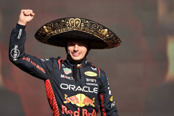 Max Verstappen Grand Prix van Mexico-Stad sombrero
