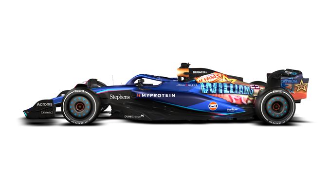 Williams Racing Las Vegas livery