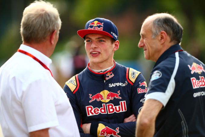 Helmut Marko Max Verstappen Franz Tost