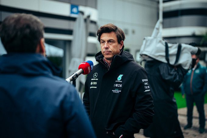 Toto_Wolff_niet_blij F1 Mercedes