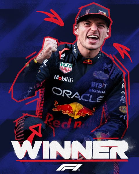 Max Verstappen winner