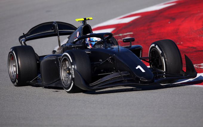 Shakedown F2 cars 2024