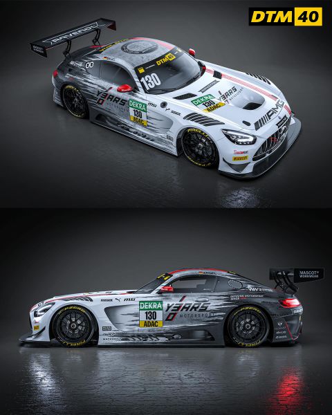 Mercedes-AMG Team Winward DTM livery 2024 wit