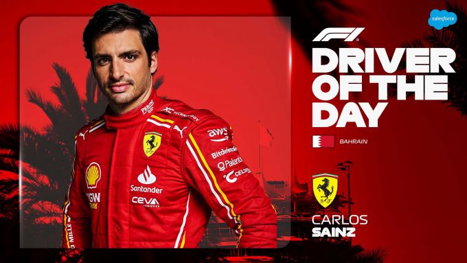 Carlos sainz Driver of the Day