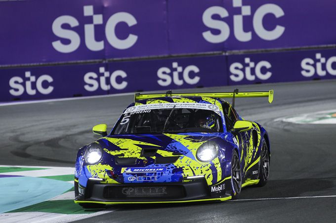 Sören Spreng en Team GP Elite kampioen Porsche Carrera Cup Middle East