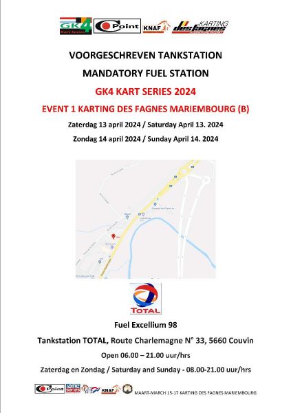 Tankstation Total, Route Charlemagne 33, 5660 Couvin
