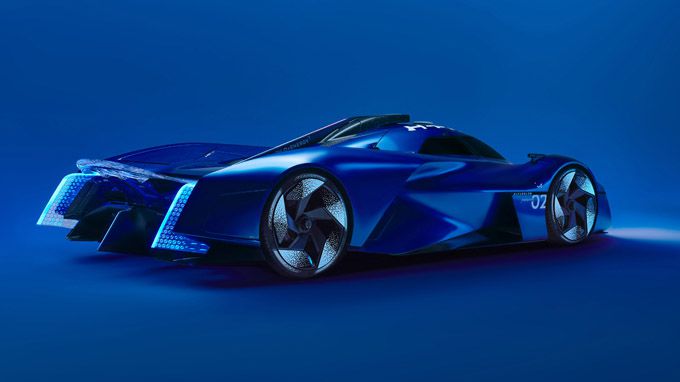 Alpine Alpenglow Hy4 prototype van raceauto op waterstof