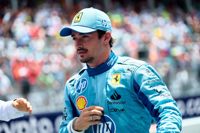 Charles Leclerc ziet P3 als maximaal haalbare in Miami: "Daar zijn we dan tevreden mee"