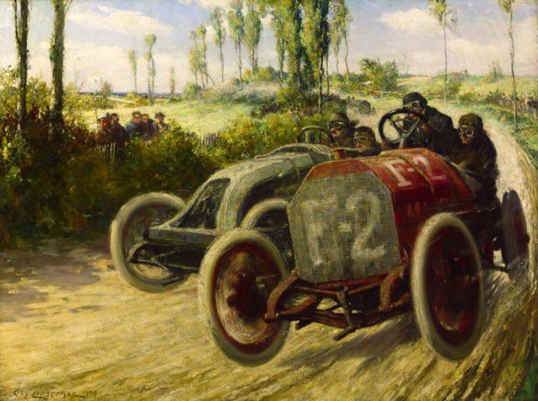 Fiat 130HP RM Sotheby’s London to Brighton Veteran Car Run Foto 3 schilderij