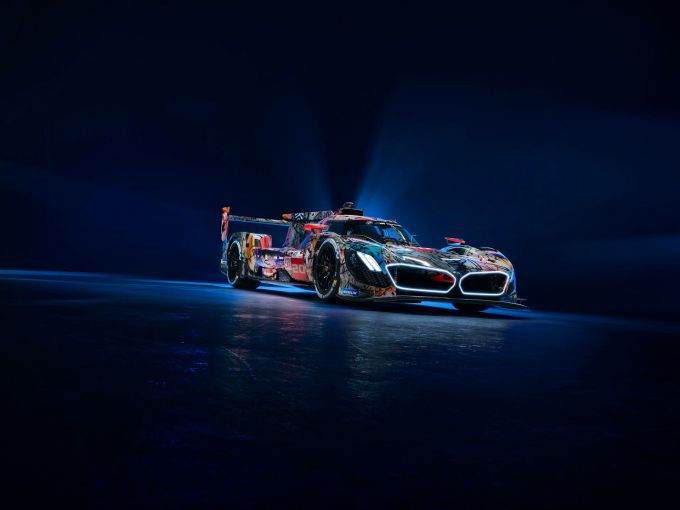 BMW M Hybrid V8-endurance Art Car by Julie Mehretu foto 10