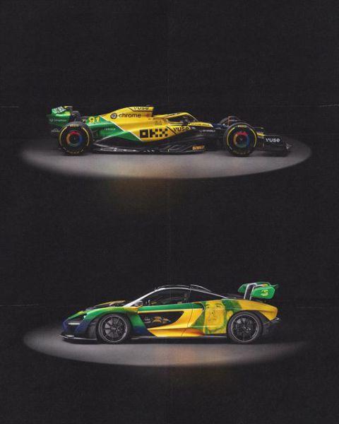 GP Monaco 2024 McLaren livery Ayrton Senna foto 8