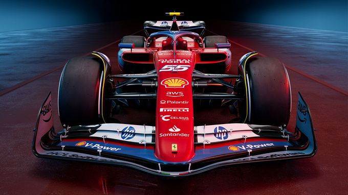 LIVERY Ferrari SF-24 Sainz / Leclerc Azzurro La Plata en Azzurro Dino