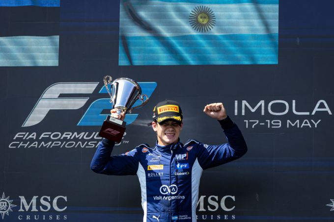 Franco Colapinto met MP Motorsport succesvol