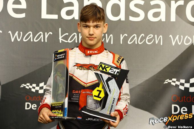 Jayden Thien podium