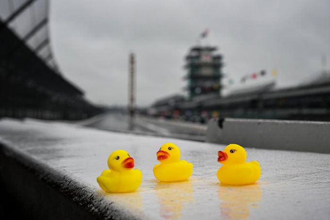WEERBERICHT Indy 500: Zware regenval nadert, Indy 500 onder druk