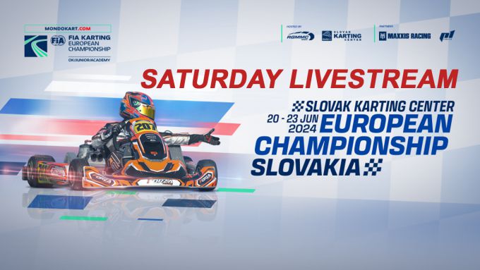 Live stream zaterdag: FIA Europees kampioenschap karting OK - OK Junior en Academy Trophy in Slowakije