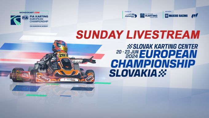 Livestreaming: FIA European Championship karting: OK - OKJ - Academy Trophy in Slowakije