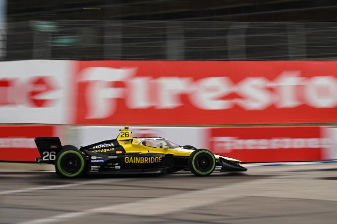 Colton Herta op pole voor IndyCar Detroit Grand Prix, Rinus Veekay P19 + UITSLAG
