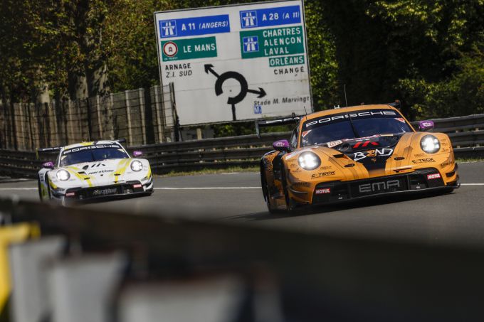 24 Uur Le Mans 2024 Morris Schuring rookie winnaar LMGT3 Porsche 911 GT3 R Foto 3