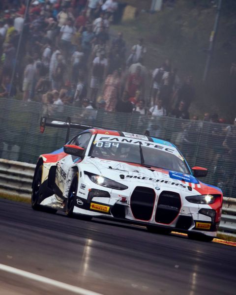 Crowdstrike 24 Uur Spa 2024 Foto 3 BMW M4 GT3 Sheldon Vander Linde, Charles Weerts en Dries Vanthoor