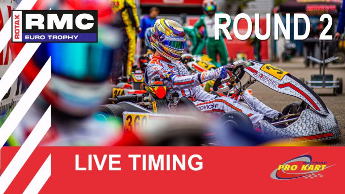 Live timing: 2024 RMC Euro Trophy Ronde 2 bij Pro Kart Raceland in Wackersdorf