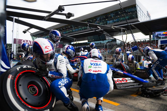 Visa Cash App RB op naar de F1 in Silverstone: "Gemengde gevoelens, maar we zijn nog steeds positief"