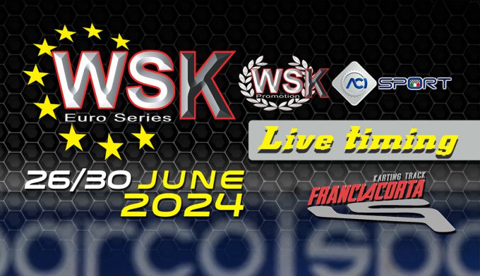 Live-timing: Race 1 WSK Euro Series in Franciacorta