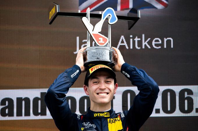 DTM Zandvoort 2024 Tweede_keer_dit seizoen bovenaan podium Jack Aitken