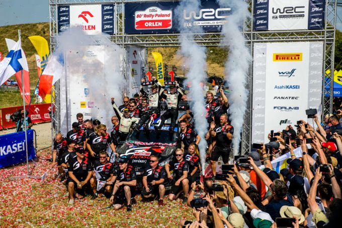Kalle Rovanpera behaalt een van de meest opmerkelijke overwinningen in FIA WRC in 80e Rally van Polen!