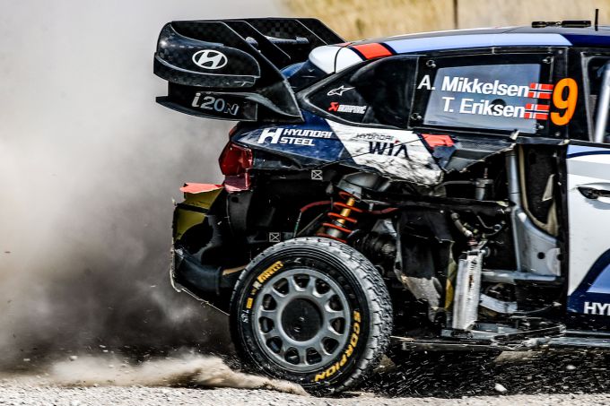 ORLEN 80e Rally van Polen schade wielkast Mikkelsen