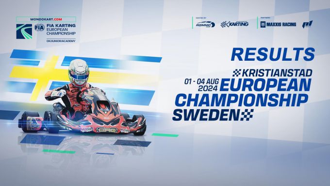 RESULTATEN: FIA Karting Europees Kampioenschap - OK, OKJ en Academy Trophy Finale in Kristianstad, Zweden