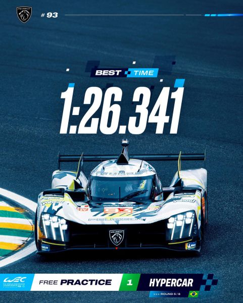 Rolex 6 Hours of São Paulo Peugeot Hypercar