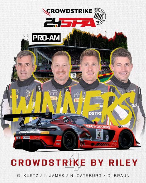 CrowdStrike 24 Hours of Spa Mercedes-AMG Customer Racing Foto 7
