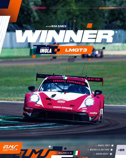 European Le Mans Series 2024 Autodromo Internazionale Enzo e Dino Ferrari Imola Iron Dames winnaar GT3