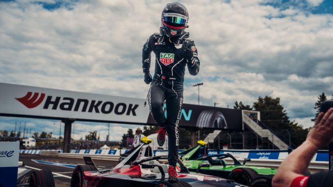 ABB FIA Formule E Wereldkampioenschap Portland Porsche Foto 8 António Félix da Costa op weg naar finale in Londen