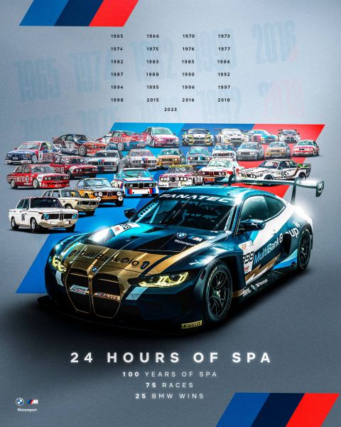 24H SPA 2024 BMW Team WRT Foto 7