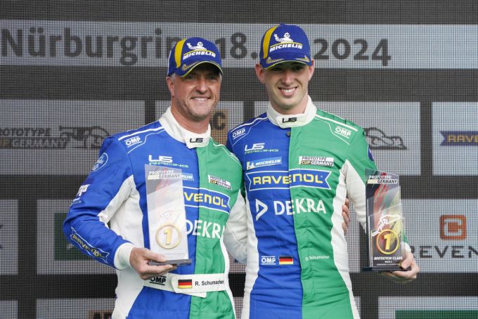 Zo vader, zo zoon: familie Schumacher zegeviert opnieuw in de Prototype Cup Duitsland
