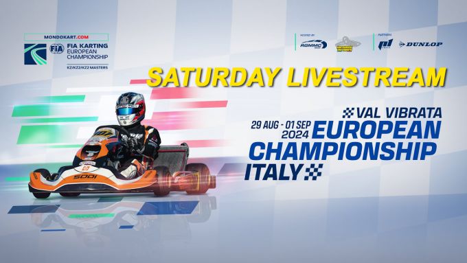 Livestream Heats en Super Heat FIA Europees kampioenschap karting - KZ, KZ2 en KZ2 Masters in Val Vibrata