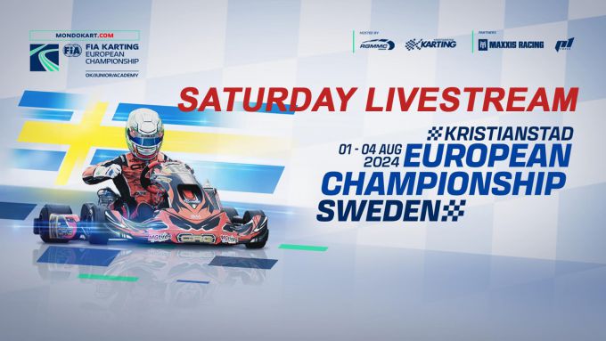 LIVESTREAM: FIA Karting Europees Kampioenschap - OK, OKJ en Academy Trophy Finale in Kristianstad, Zweden