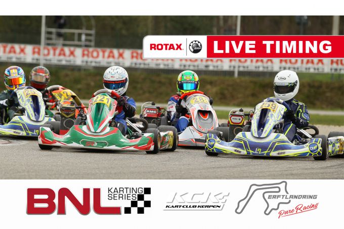 Live-timing: 2024 ROTAX BNL Karting Series - Ronde 3 op de Erftlandring in Kerpen