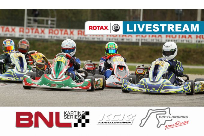 Livestream Heats en Finales 2024 ROTAX BNL Karting Series - Race 3 op de Erftlandring in Kerpen