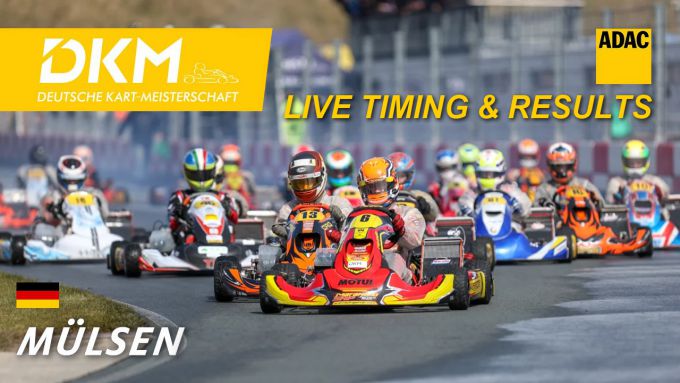 LIVE-TIMING en uitslagen van de 5e Ronde DKM in de Arena E in Mulsen