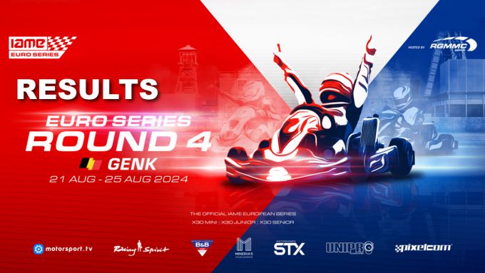 Resultaten: 2024 IAME Euro Series Ronde 4 op het “Home of Champions” circuit van Genk