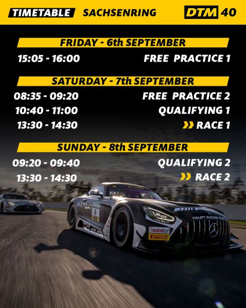 Voorbeschouwing DTM Sachsenring 2024 Foto 5 tijdschema