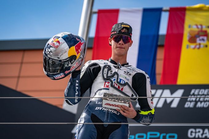 Collin Veijer briljant tweede in Aragon na inhaalrace