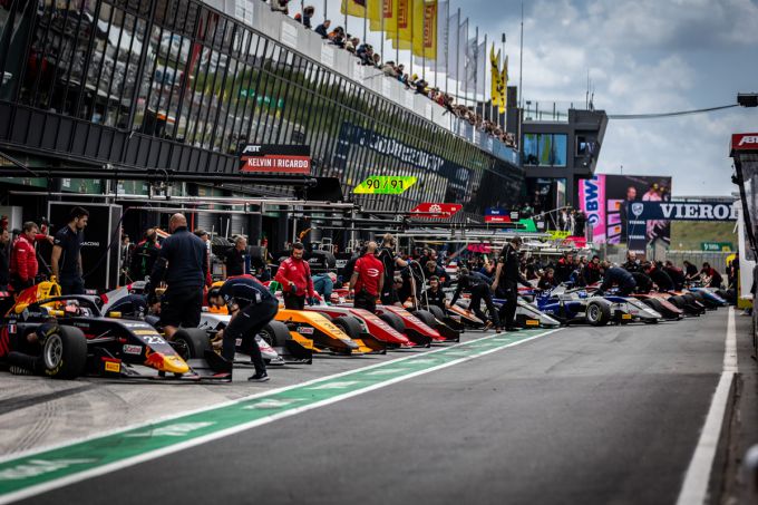 Nieuwe kalender 2025 Formula Regional European Championship by Alpine: Ook Spa-Francorchamps en Circuit Zandvoort